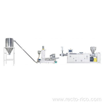 Single screw extruder recycling extrusion line